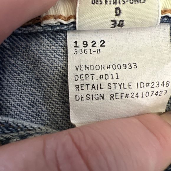 Vintage Eddie Bauer Women’s Jeans Size 4 Straight Leg Mid Rise 90s Light Wash - Picture 7 of 13